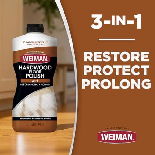 Weiman Wood Floor Polish and Restorer 32 Oz 3PC Bundle for High-Traffic Hardwood Floors
| Weiman Wood Floor Polish and