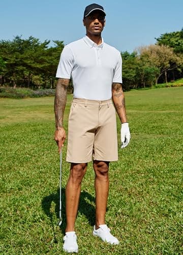 Willit Men's Quick Dry Golf Shorts for Hiking and Casual Wear with Pockets
| Willit Men's Stretch Work Dress Shorts Glo