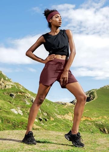 Willit Women's Quick Dry Athletic Running Shorts 5" High Waisted Workout Hiking Global Recycled Standard

Willit Women's