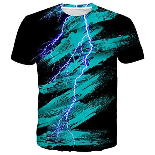 SYAIMN Unisex 3D Pattern Printed Short Sleeve T-Shirts for Casual Wear
| SYAIMN Unisex 3D Pattern Printed Short Sleeve