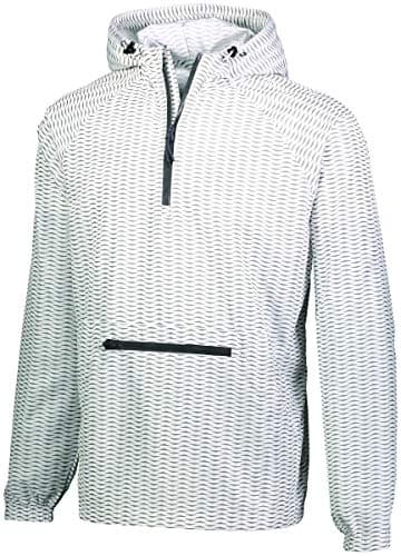 Augusta Sportswear Holloway Youth Packable Pullover XL White Winter Protection