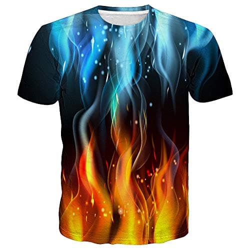 SYAIMN Unisex 3D Pattern Printed Short Sleeve T-Shirts for Casual Wear
| SYAIMN Unisex 3D Pattern Printed Short Sleeve
