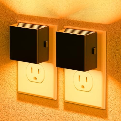 JandCase Automatic Night Lights Plug into Wall for Kids Bathroom Hallway Kitchen Bedroom Decor
| JandCase 2 Pack Modern