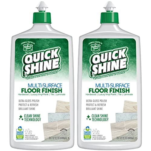 Quick Shine Floor Cleaner, Polish & Protectant Bundle - Homeowners' Choice for Sparkling Floors (2 Packs)
| Quick Shine