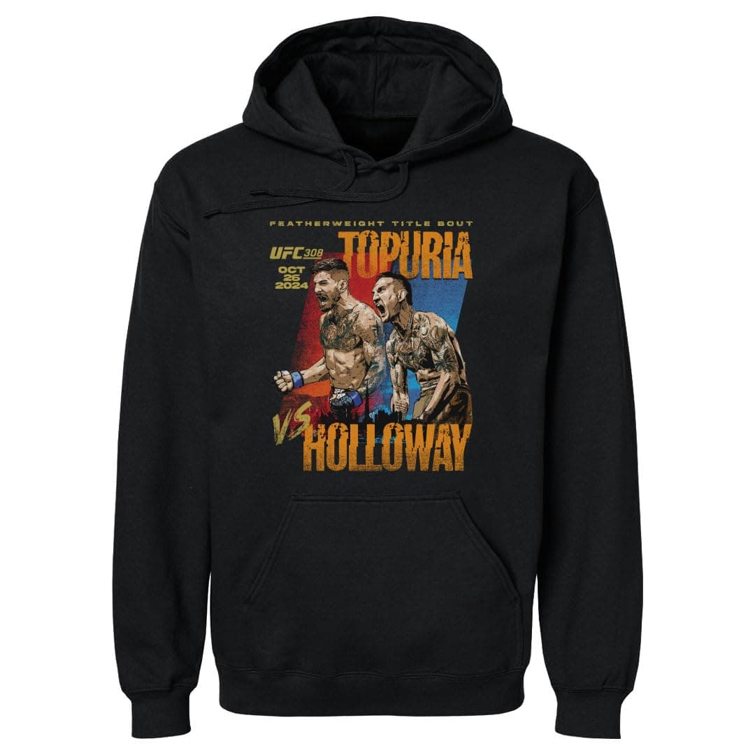 Ilia Topuria UFC Men's Hoodie Sweatshirt - UFC 308 Fight Day Wear - Maximus Comfort Fit - Large