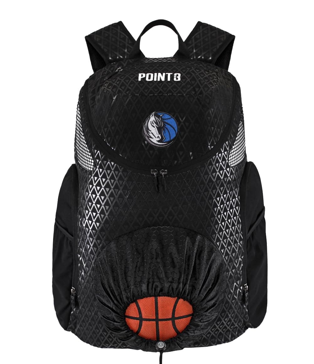Point 3 Road Trip |0 Backpack | Basketball Backpack with Drawstring Closure and Ventilated Mesh Shoe Pocket Compartment