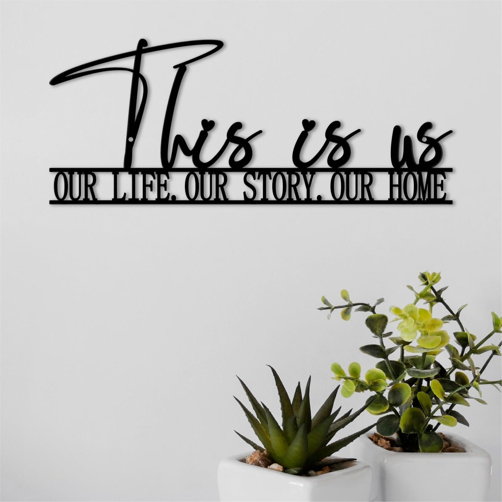 This is us Metal Sign - Hallway Decor - Ideal Gift for Housewarming and Holiday
| This is us Sign 12" x |92" - Metal Wa
