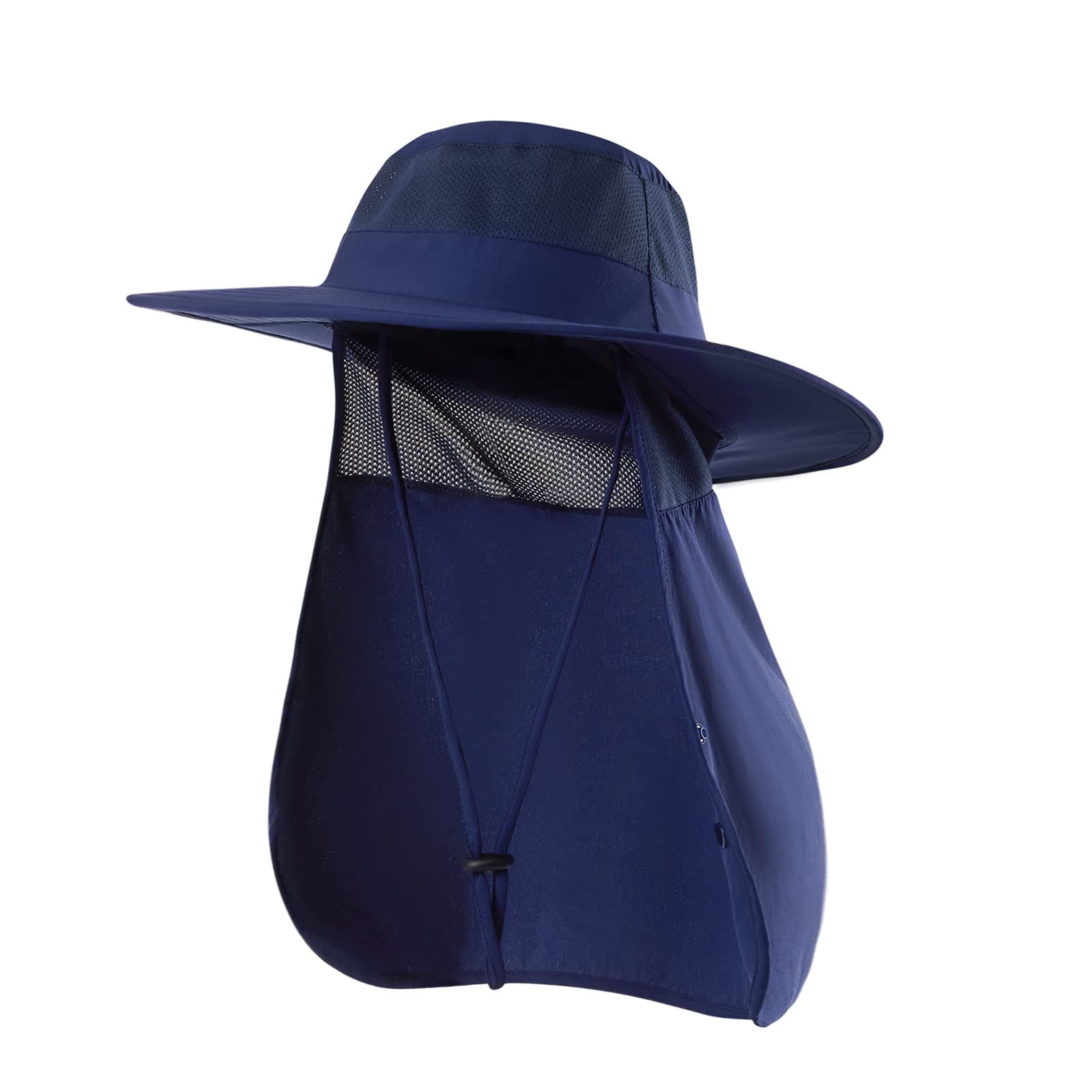Sclzoed Outdoor Sun Hat for Men UPF50+ Mesh Wide Brim Fishing Hat with Neck Flap
| Sclzoed Men's Fishing Hat UPF50+ Out