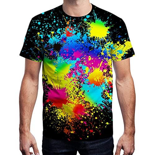 SYAIMN Unisex 3D Pattern Printed Short Sleeve T-Shirts for Casual Wear
| SYAIMN Unisex 3D Pattern Printed Short Sleeve