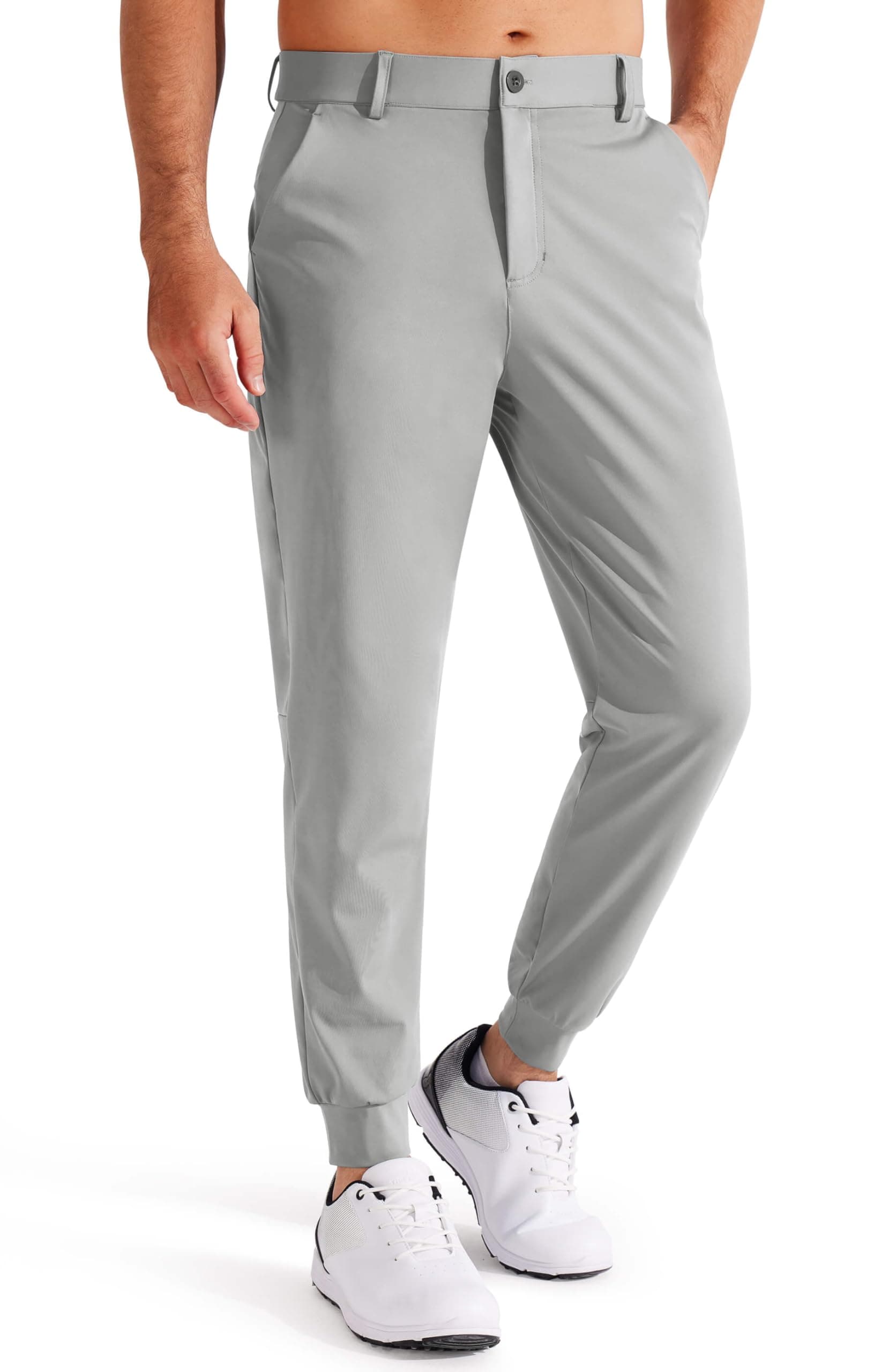 Libin Men's 4-Way Stretch Golf Joggers with Pockets Global Recycled Standard  
Libin Men's Slim Fit Sweatpants for Work