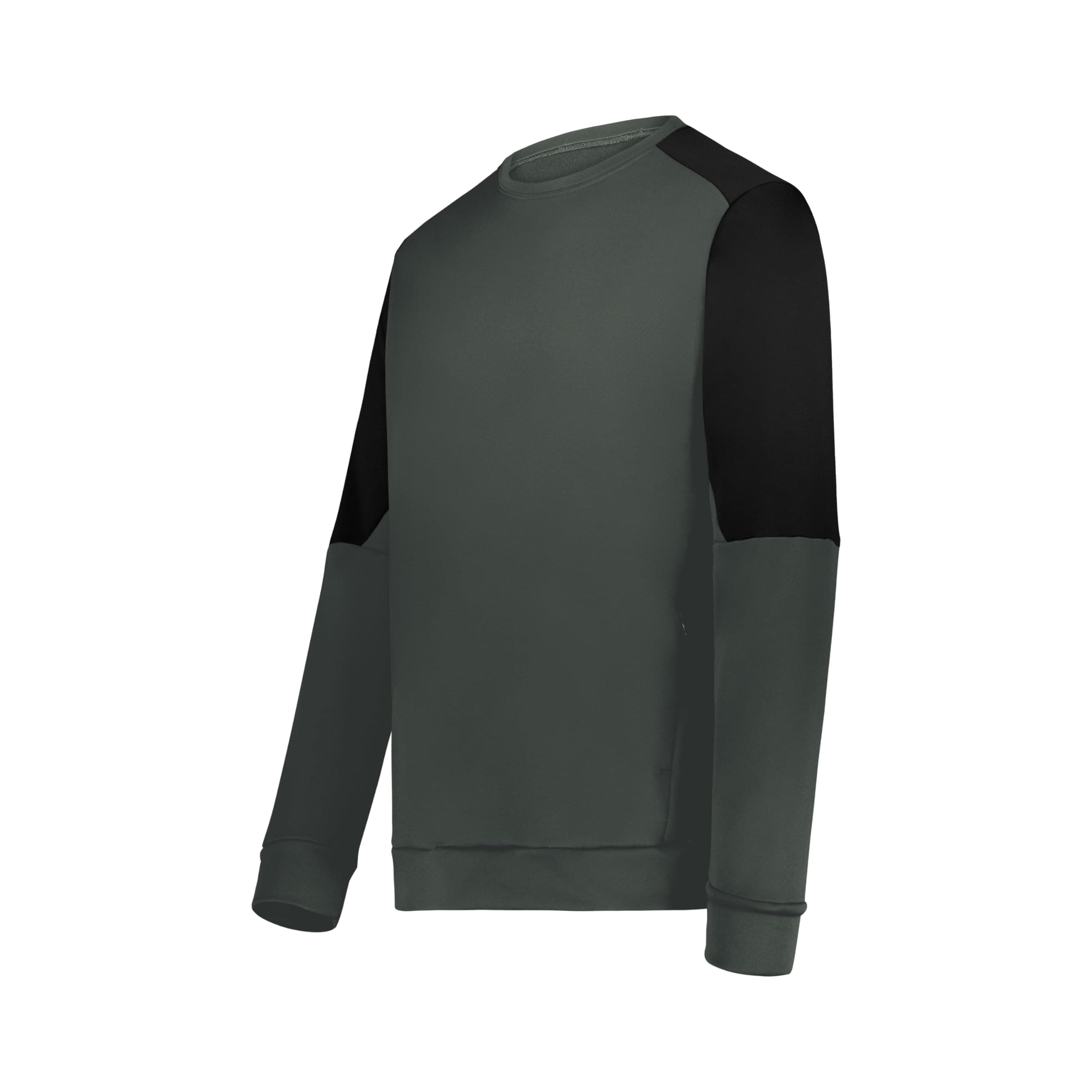 Holloway Men's Momentum Team Fleece Crew + Heated + Outdoor + Quick-Dry + Stretch Fabric + 2XL + Winter Hike
