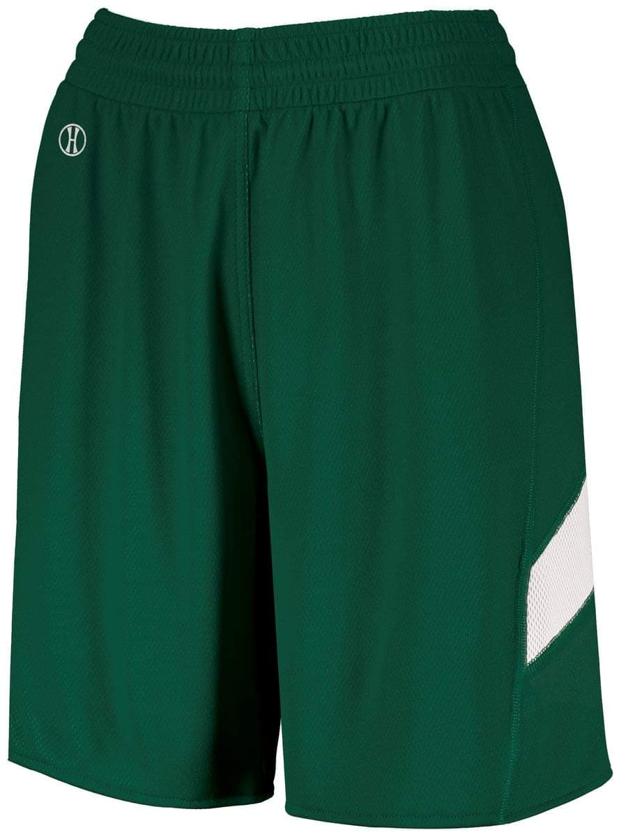 Augusta Sportswear Holloway Women's Dual-Side Single Ply Shorts for Sports Forest/White  
Augusta Sportswear Holloway Wo