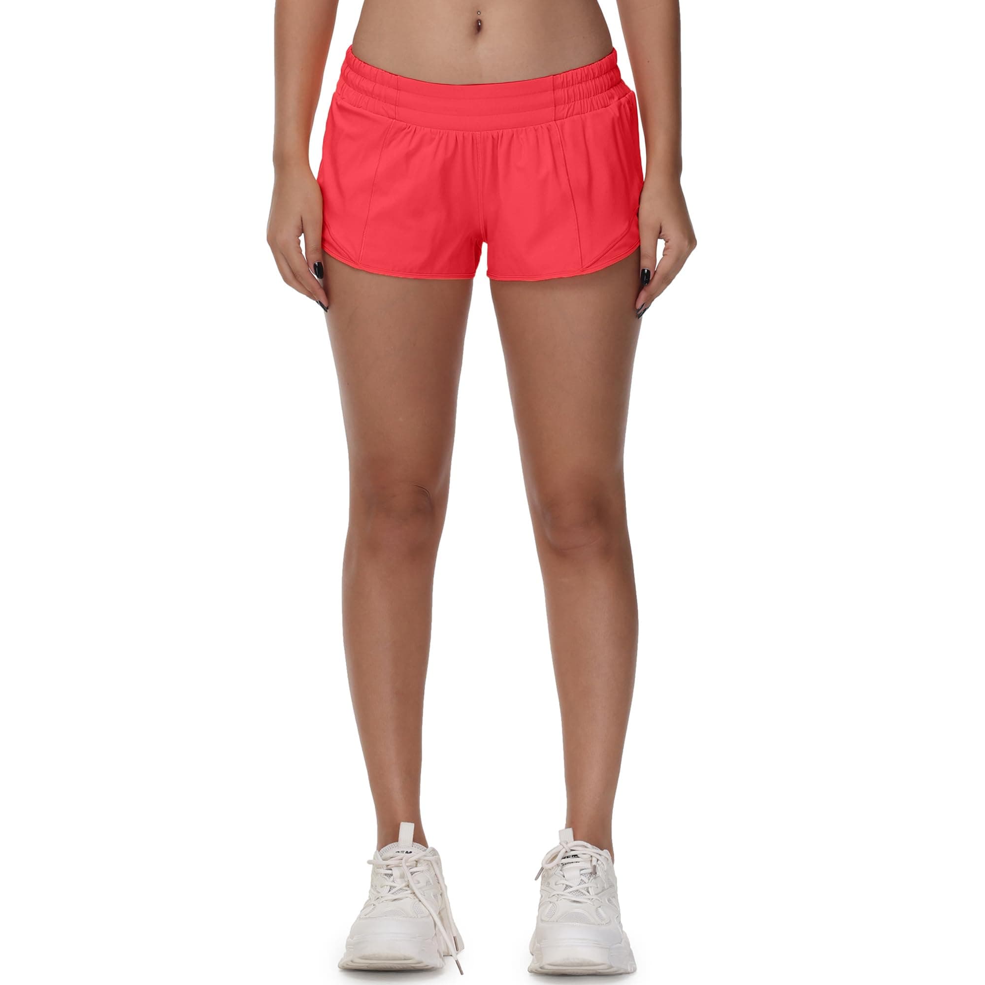 MCEDAR Women's Running Shorts Low Waisted Quick Dry Lightweight Gym Athletic Sports Shorts
| MCEDAR Women's Running Sho