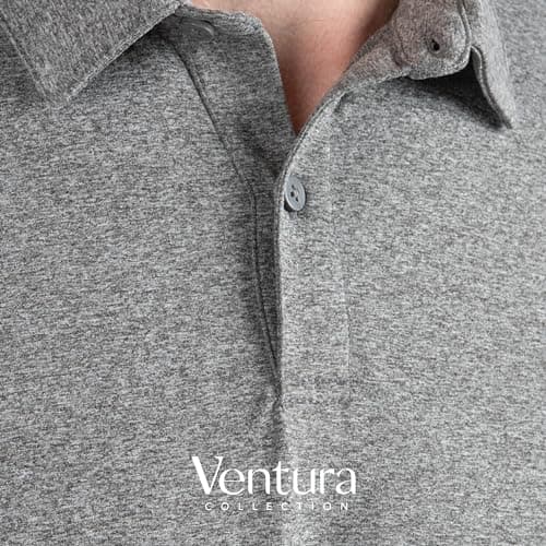 Holloway Men's Ventura Polo Shirt: Moisture Wicking+Cool Technology+Athletic Performance+Easy Care+Short Sleeve+Departme