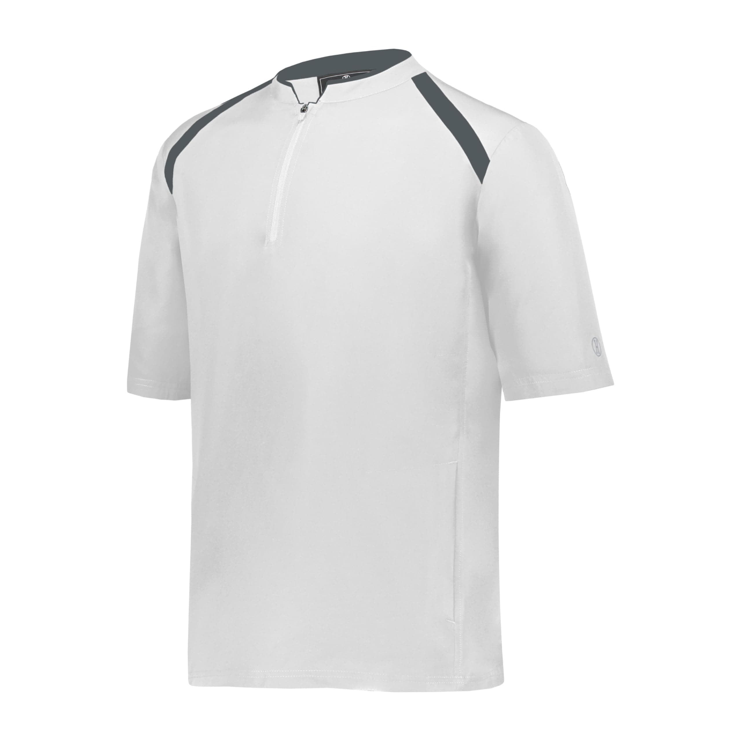 Holloway Boys Clubhouse Short Sleeve Pullover Cage Jacket for Active Boys in Sportsistant Weather Conditions Stylish and