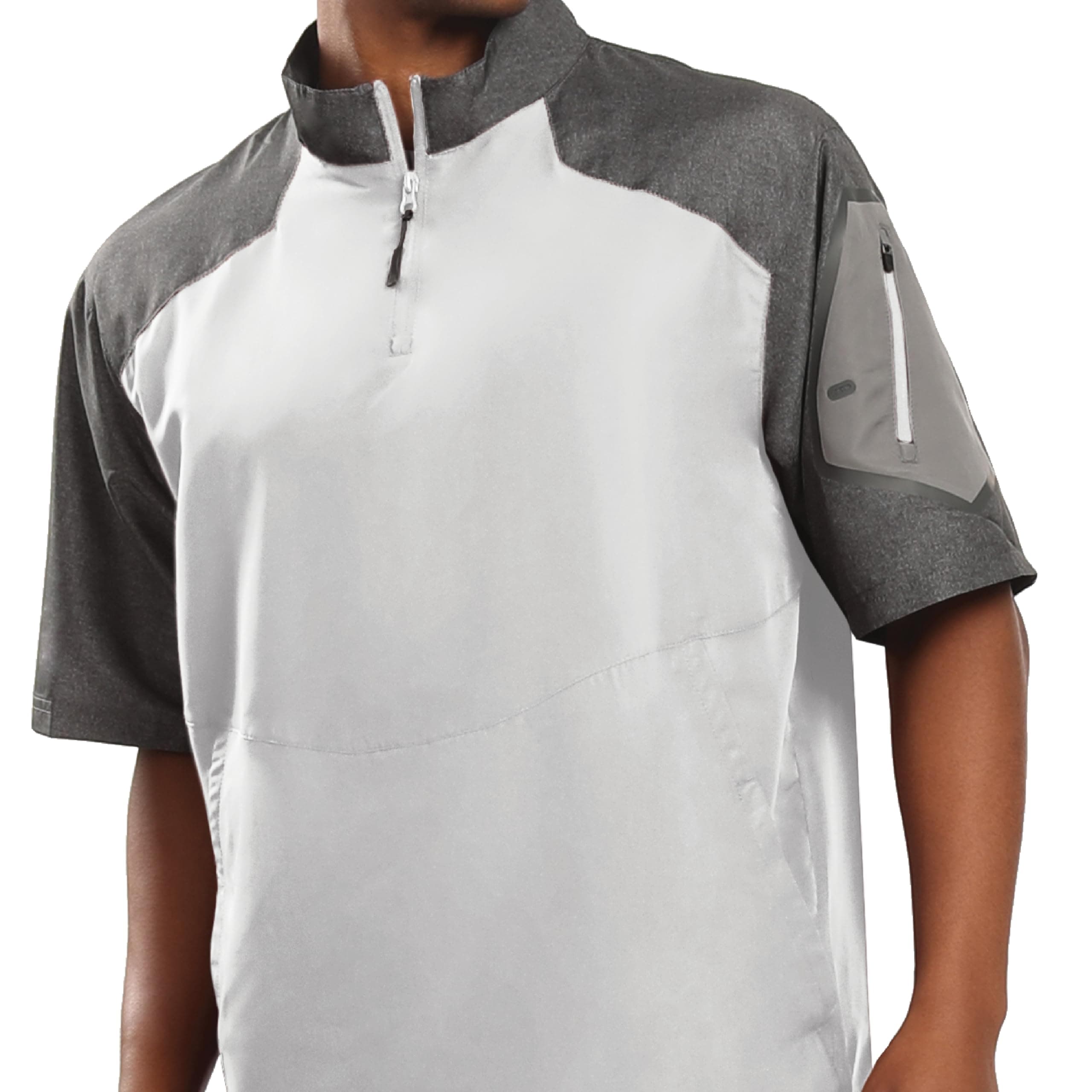 Weather-Resistant Holloway Raider Pullover Cage Jacket for Athletes - Sleeve Pocket
| Holloway Raider Pullover Cage Jac