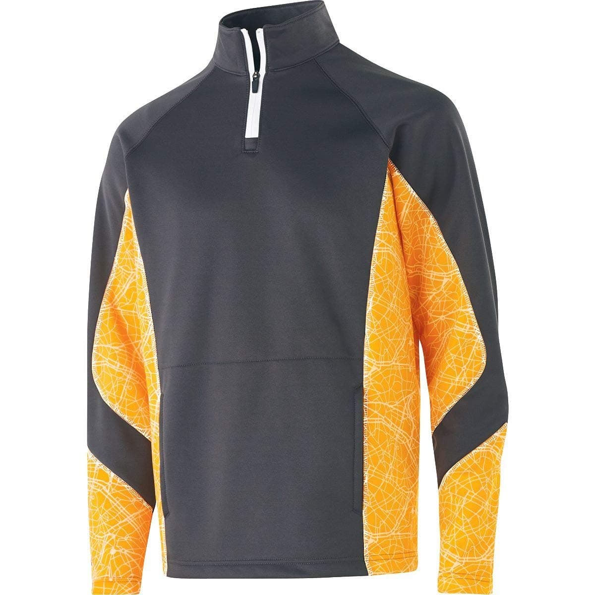 Holloway Men's 222535 Warm Mens Hoodie for Outdoor Winter Adventures Insulation Comfort Fit Fleece Jacket Black Large