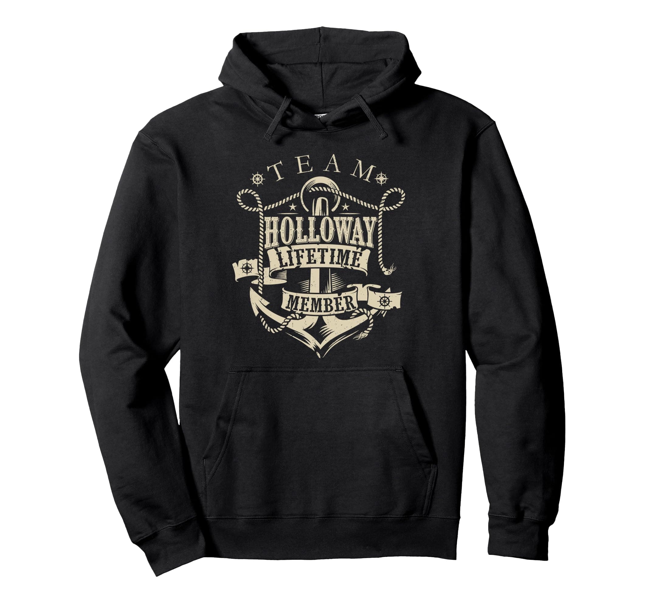 HOLLOWAY Family Tee Personalized Hoodie Lifetime Member Pullover