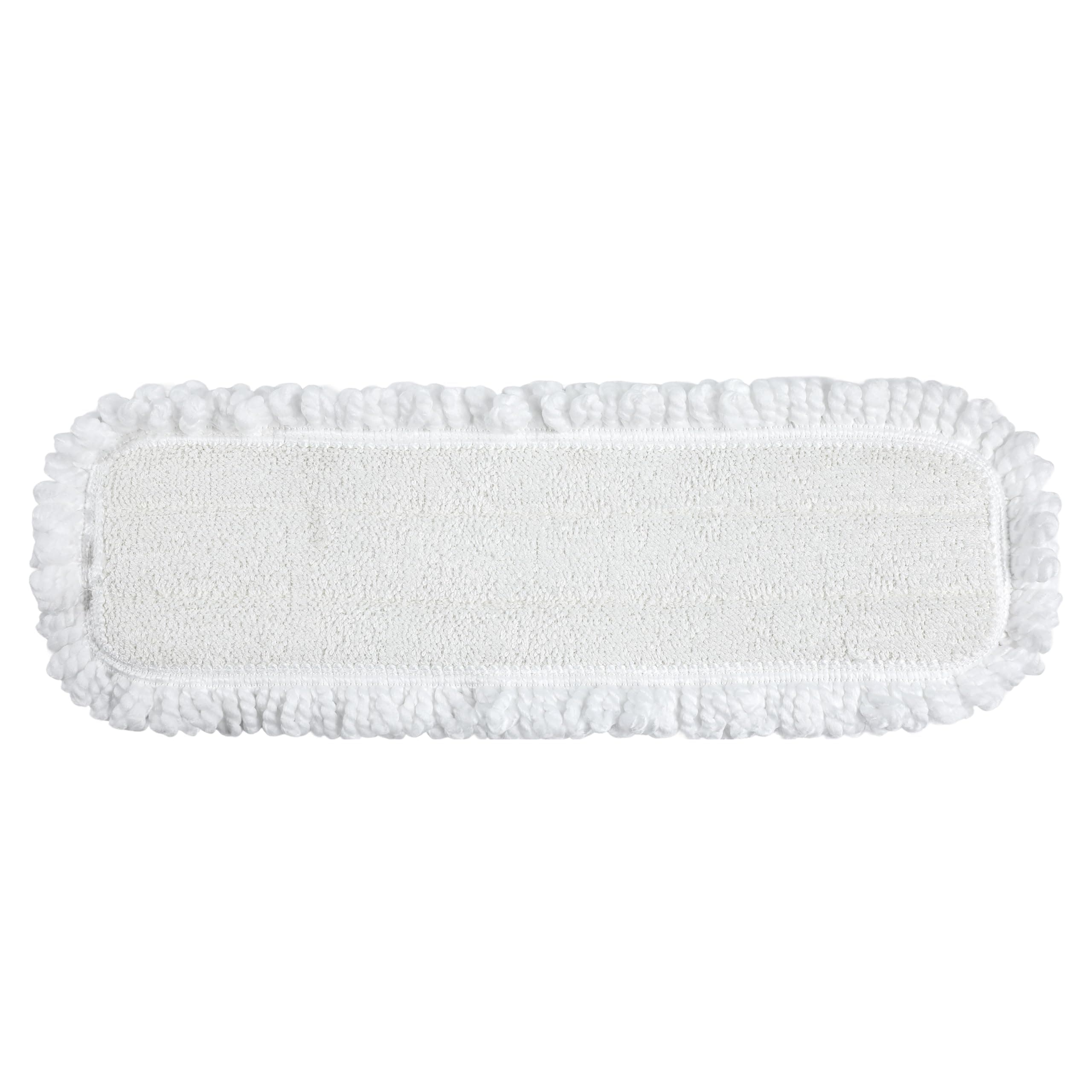 Quick Shine Clean Dust Pad | Thick White Microfiber Pad Ideal for Dry Dusting and Floor Cleaning | Reusable, Washable &