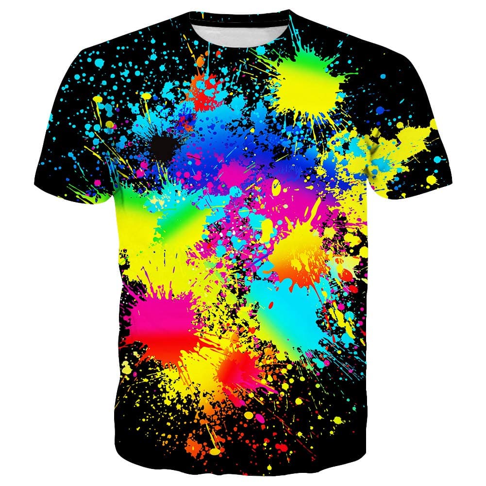 SYAIMN Unisex 3D Pattern Printed Short Sleeve T-Shirts for Casual Wear
| SYAIMN Unisex 3D Pattern Printed Short Sleeve