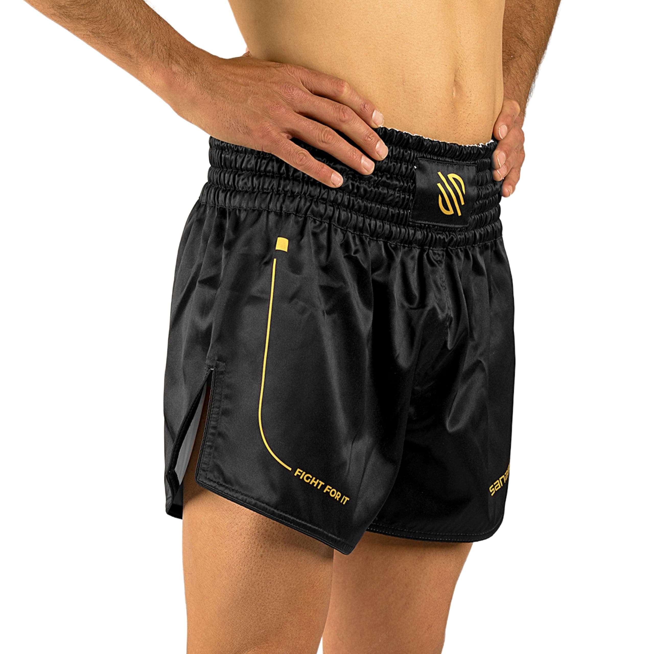Sanabul Gold Strike Muay Thai Shorts for Men | Kickboxing Shorts  
Sanabul Gold Strike Muay Thai Shorts for Women | Kick