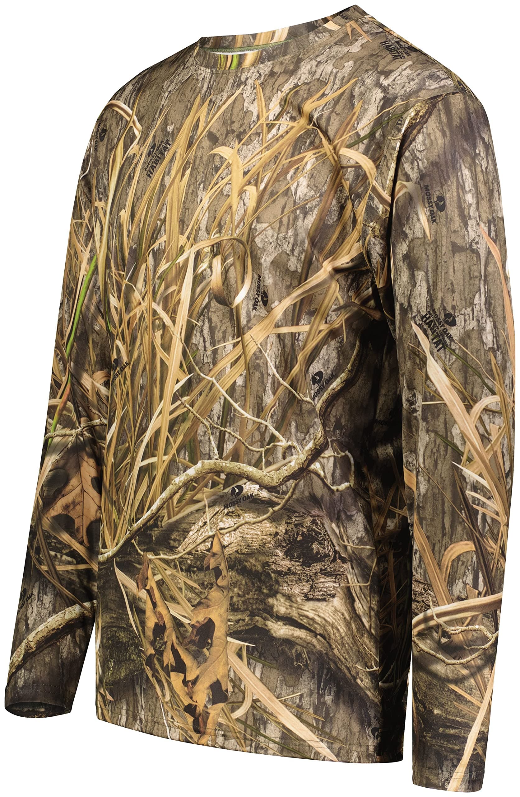 Holloway Men's Mossy Oak Momentum Long Sleeve Hunting Shirt
| Men's Mossy Oak Momentum Long Sleeve Tee Camouflage Appar