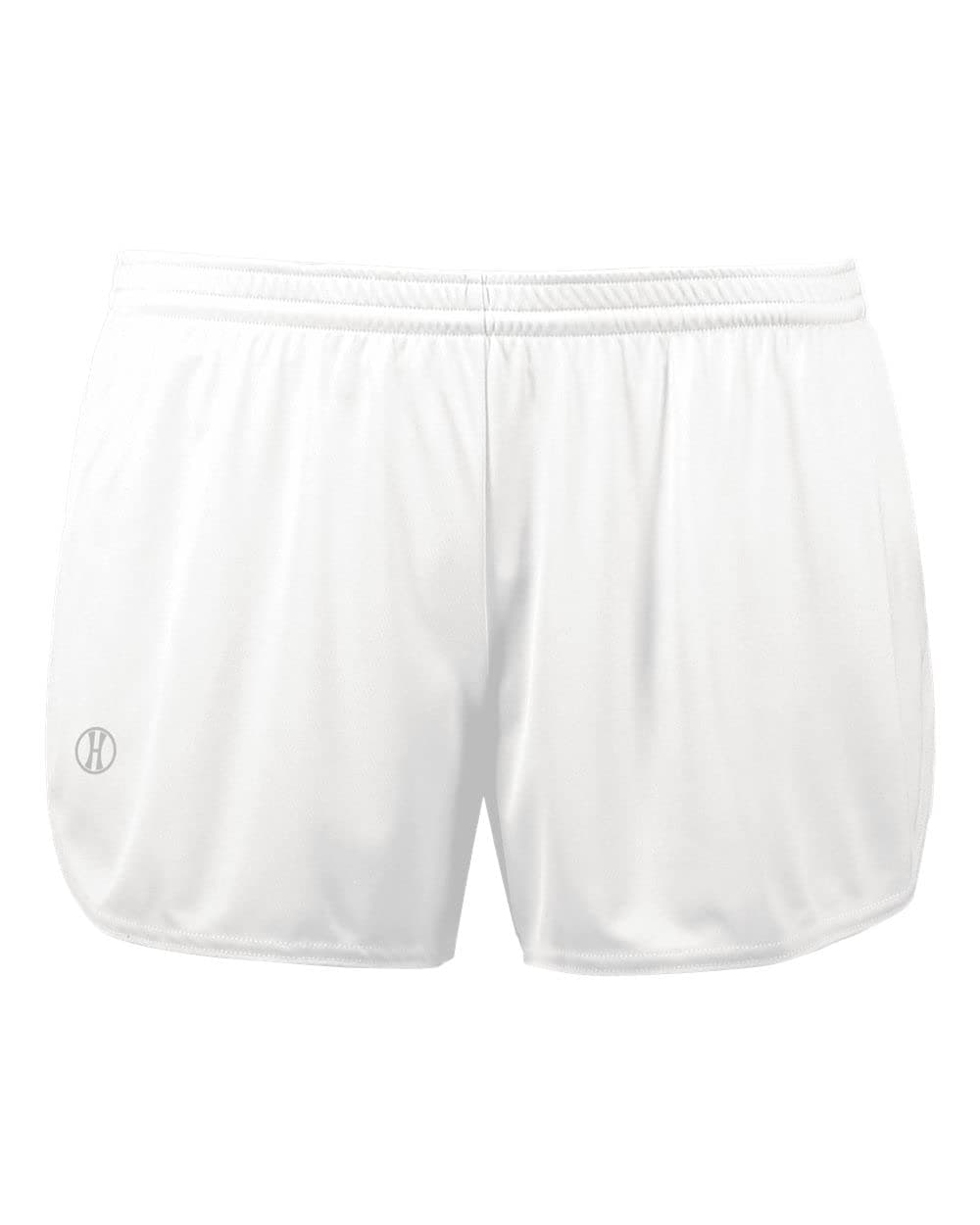 Holloway Ladies Pr Max Track Shorts 2Xl White - Breathable Running Shorts for Women, Lightweight, Quick Dry, Stretchable