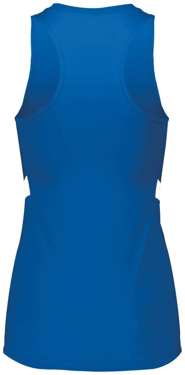 Holloway Ladies Pr Max Compression Jersey XL Royal/White - Fast Drying Breathable Sportswear for Fitness Enthusiasts in