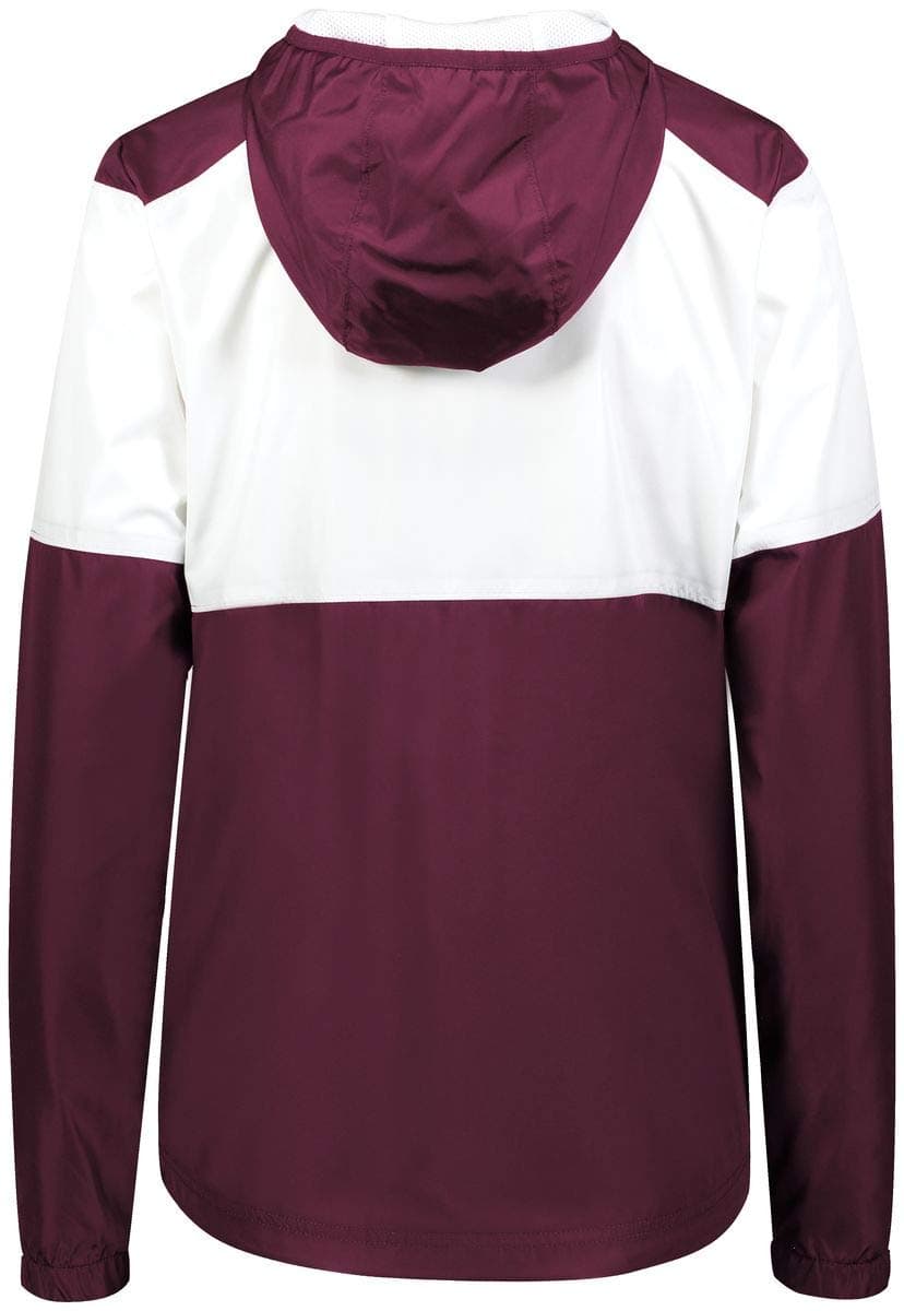Holloway Sportswear Womens SeriesX Jacket L Maroon/White Outdoor Winter Warmth Insulation Fleece Jacket>')