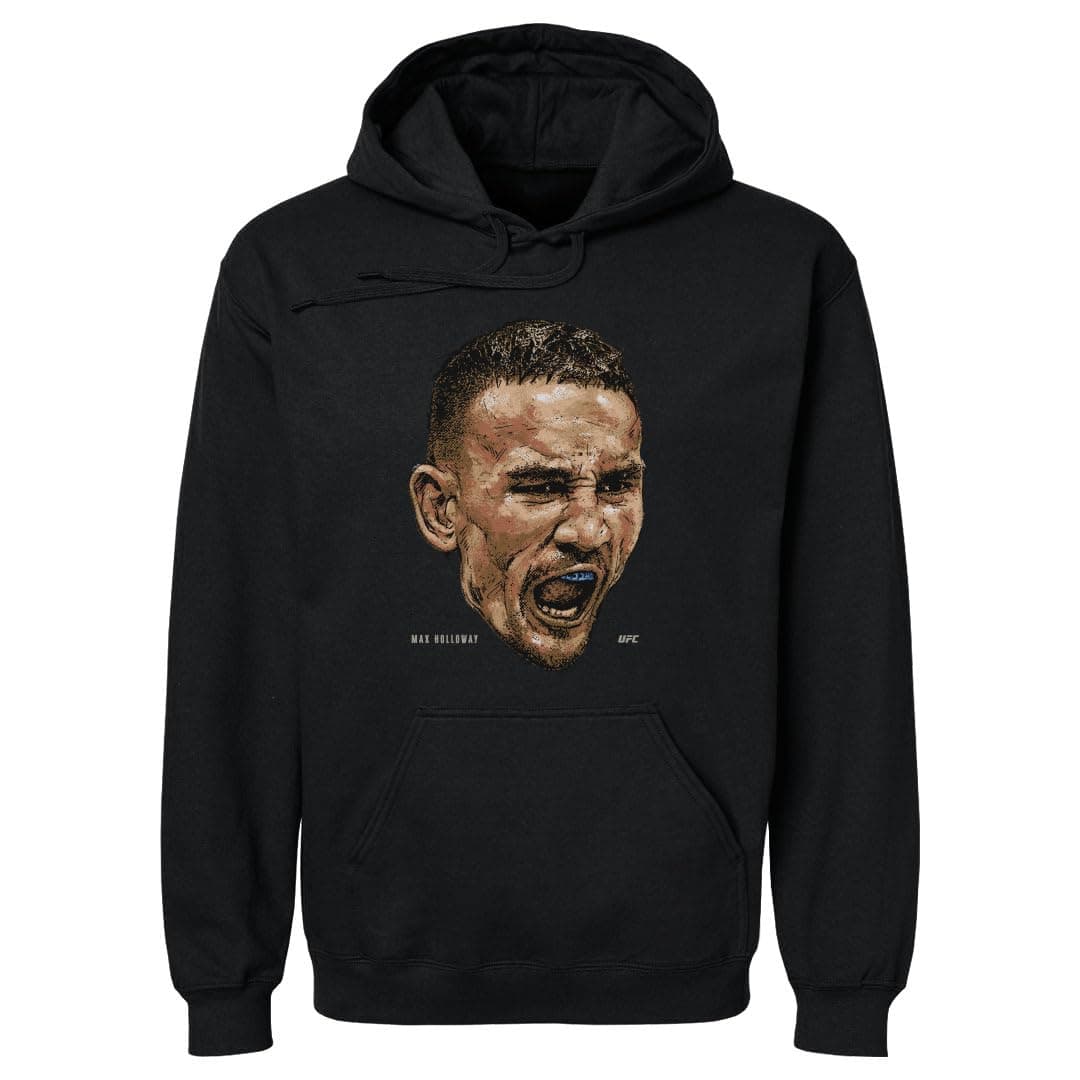 Max Holloway UFC Men's Hoodie Sweatshirt - Ultimate Fighting Championship WHT