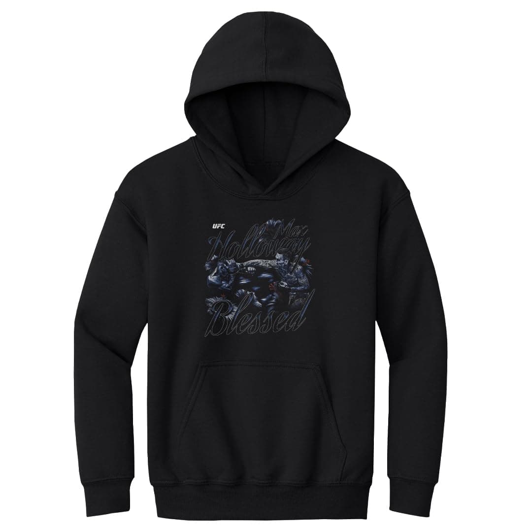 Max Holloway UFC Youth Hoodie Sweatshirt - Grunge Style