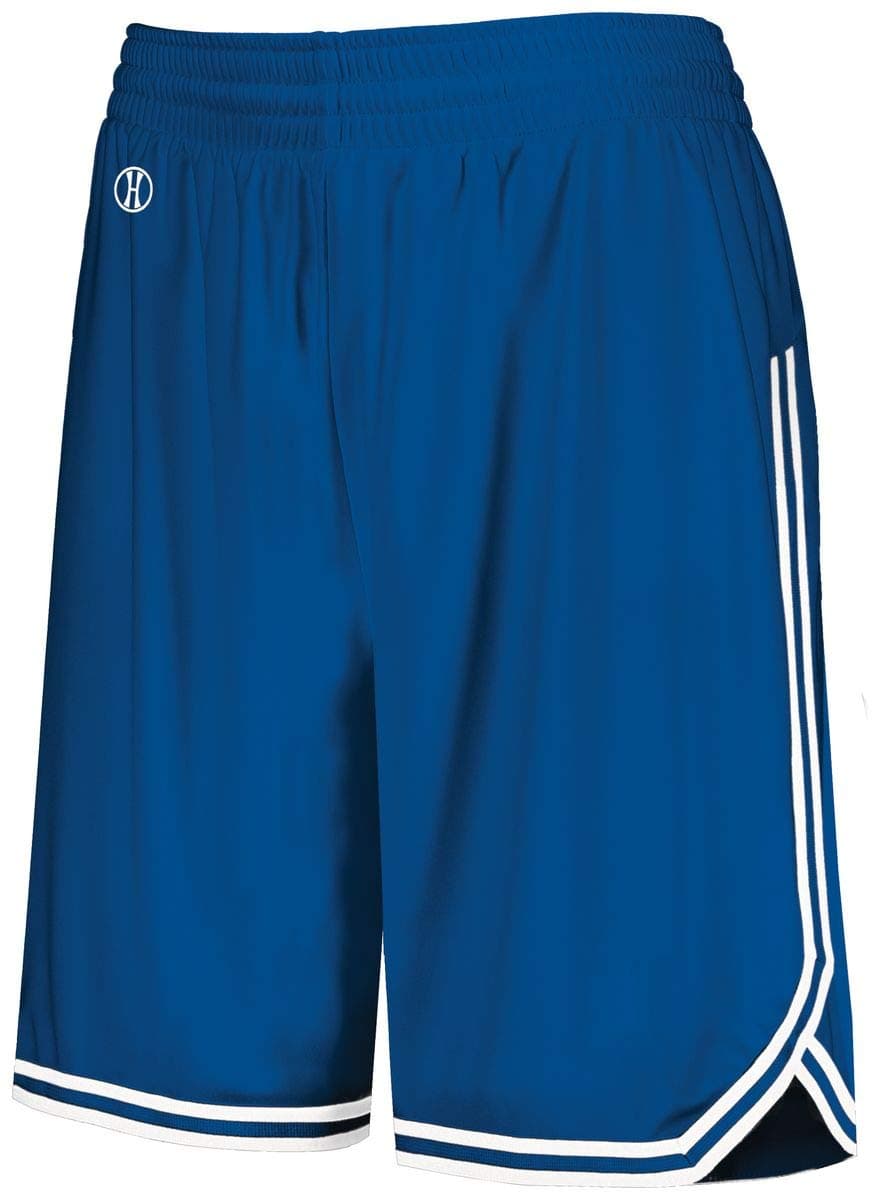 Augusta Sportswear Retro Basketball Shorts for Women XS Royal/White