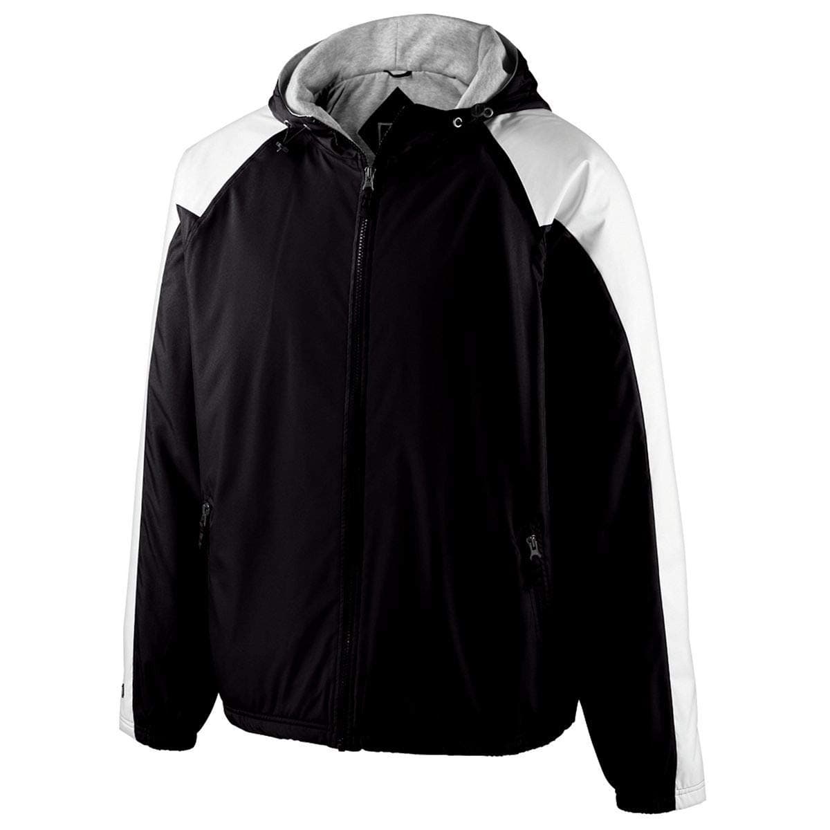Holloway Mens 229111 Jacket - Black/White, Large US - High Visibility, Breathable, Water Resistant