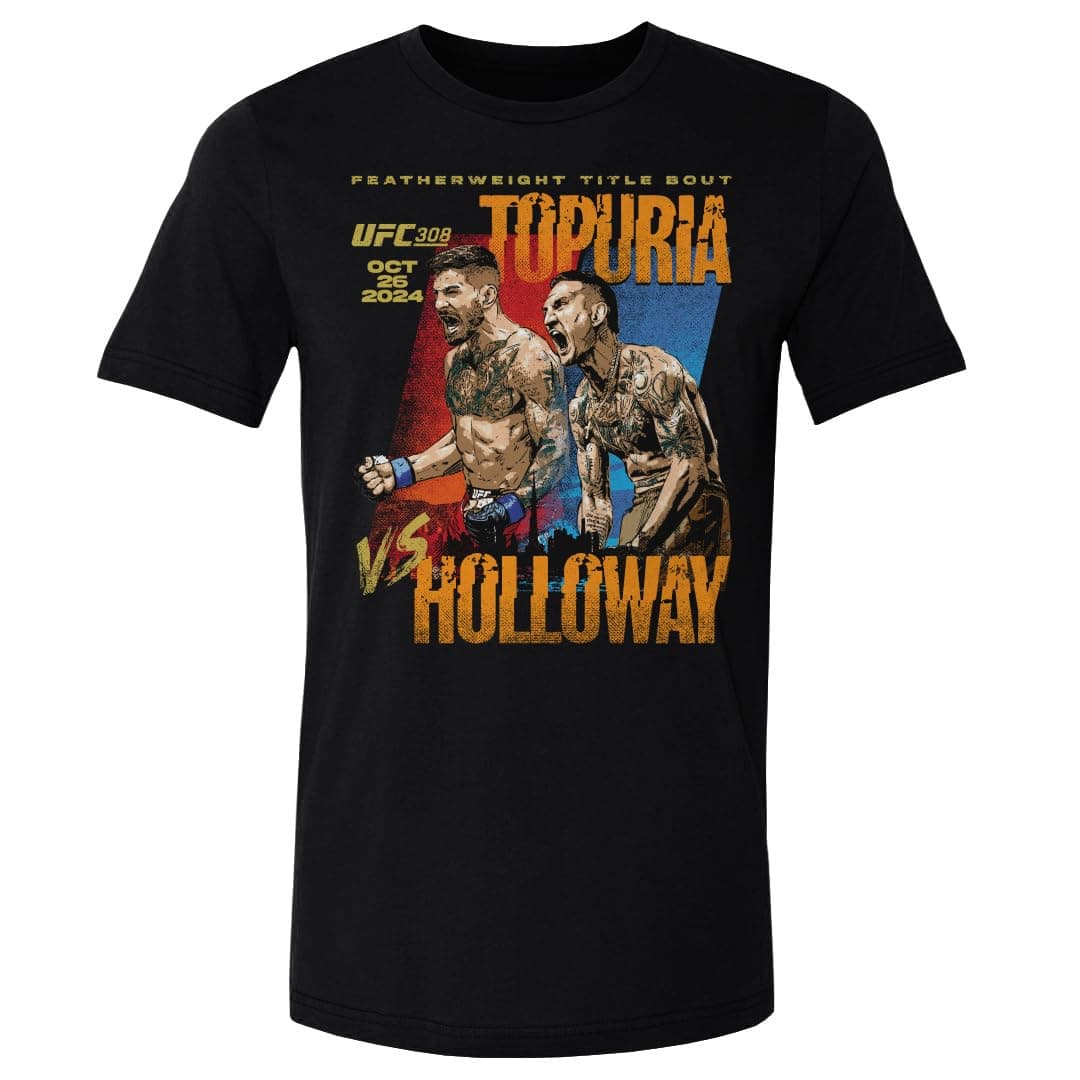 Ilia Topuria UFC 308 vs Max Holloway Shirt - Fighter Inspired - UFC Fansuale 500 Level