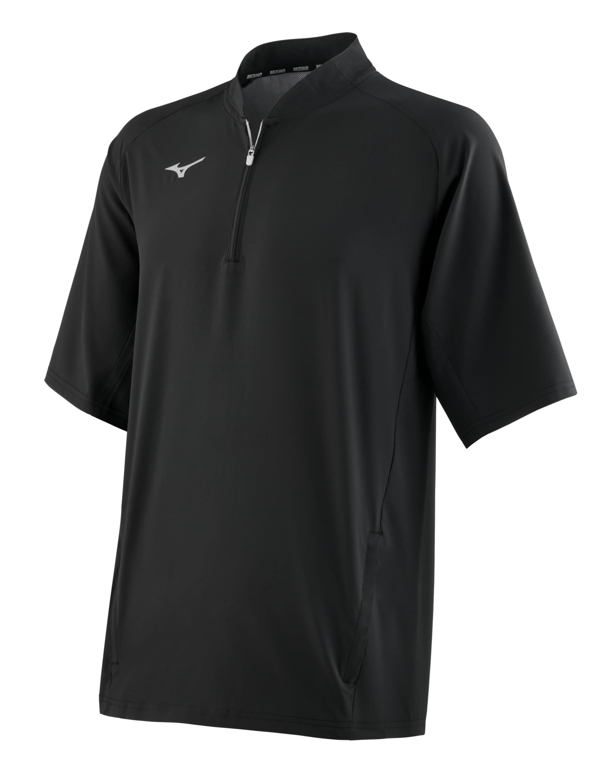 Mizuno Men's Gametime Short Sleeve Hitting Jacket for Baseball Players on Game Day - Breathable Design, Comfortable Fit,