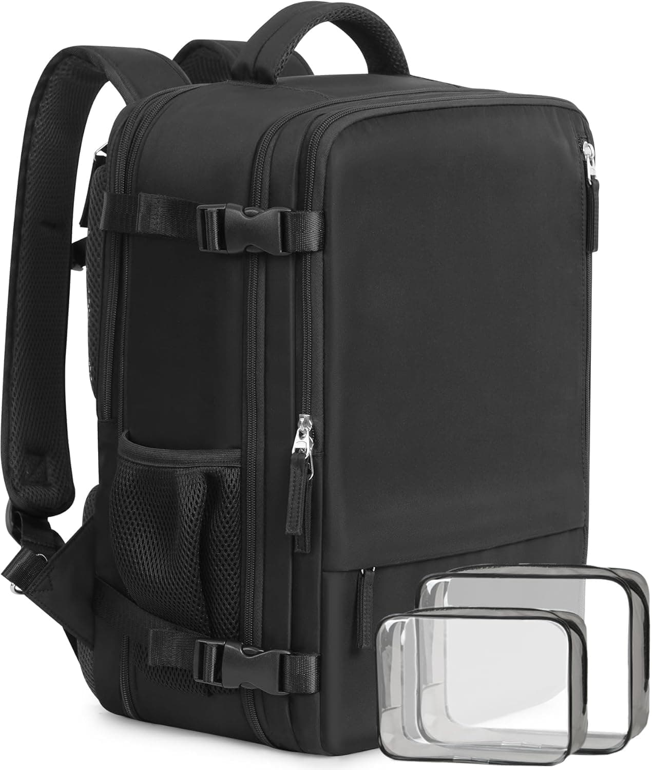 Black Large Carry On Backpack for Men and Women suitable for Business, Work, Gym, and Weekender Trips
| Black Personal