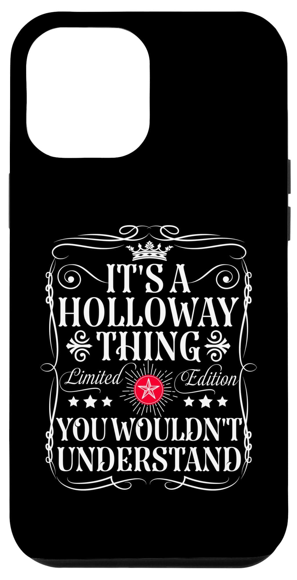 Vintage Holloway Name T-Shirts and Gifts for iPhone 15 Pro Max Case Enthusiasts