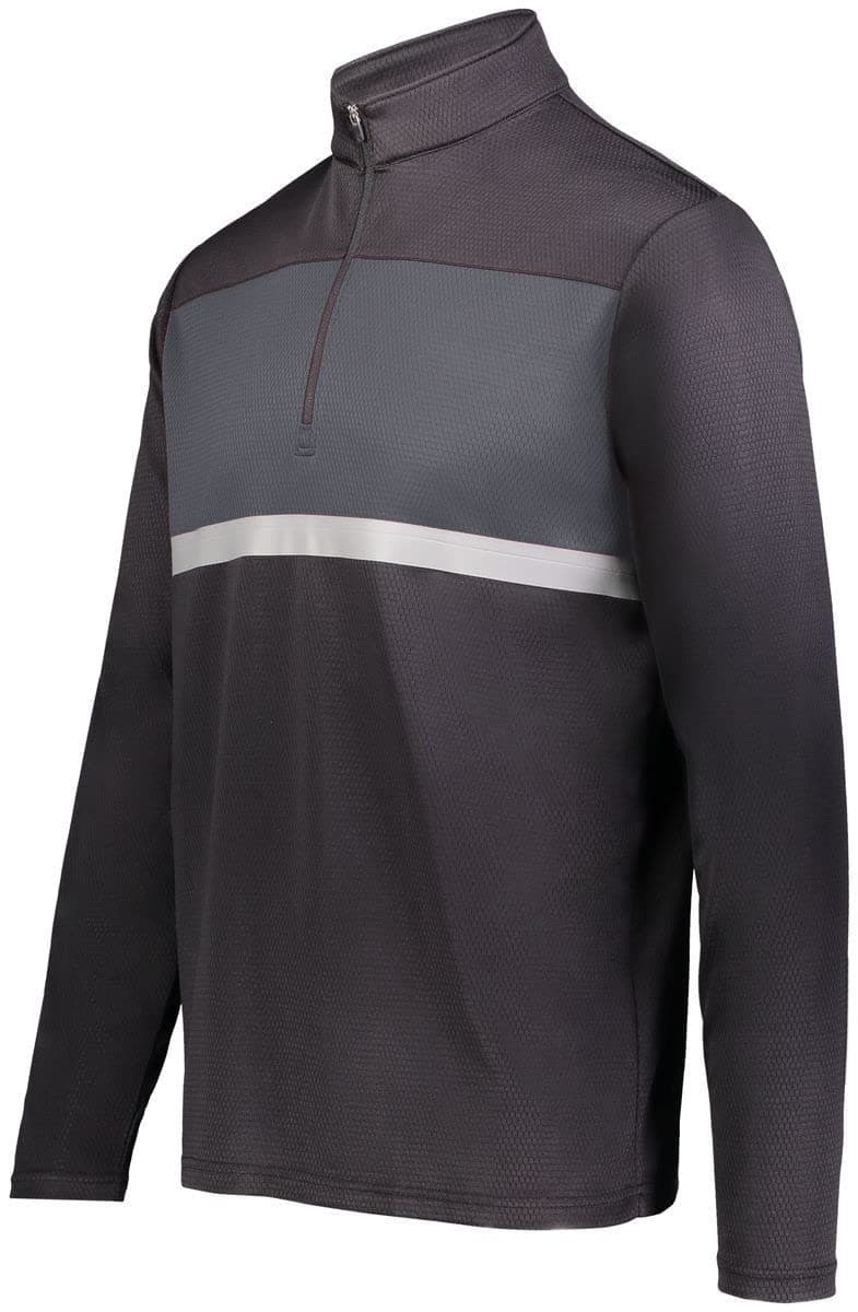 Holloway Sportswear Prism Bold 1/4 Zip Pullover for Men in XL Black/Carbon
Holloway Sportswear Prism Bold 1/4 Zip Pull