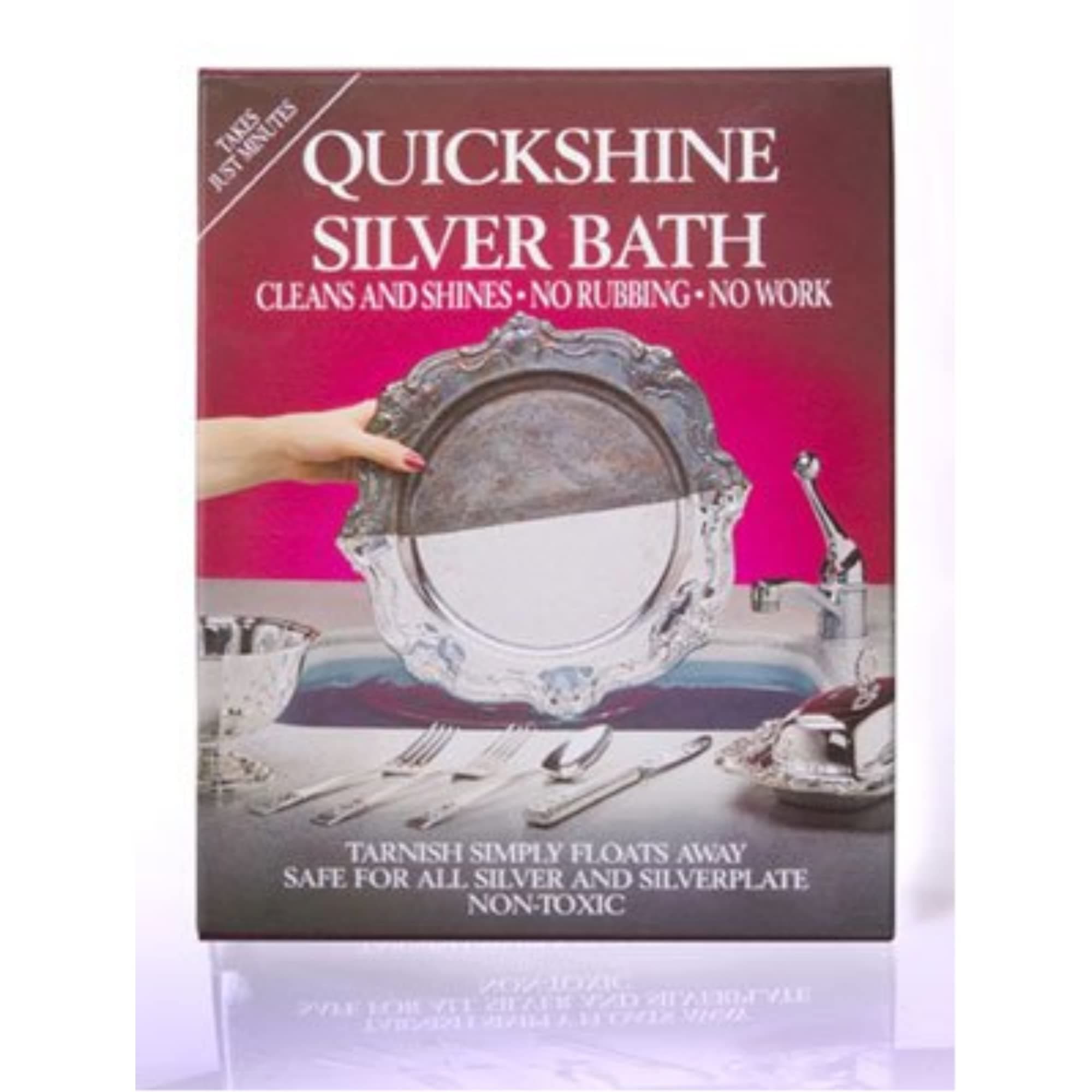 Quickshine Silver Clean And Shine Bath for Jewelry, Handmade Accessories, Daily Cleaning